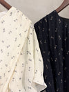 Patterned Lace Floral Dress 格紋通花感印花修腰連身裙/ DS9886