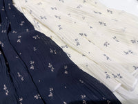 Patterned Lace Floral Dress 格紋通花感印花修腰連身裙/ DS9886
