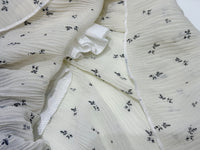 Patterned Lace Floral Dress 格紋通花感印花修腰連身裙/ DS9886