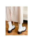 （比小白鞋更好襯) Platform Loafer 厚底樂福鞋/ SH8130