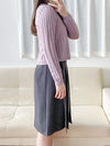 Olive Branches Cardigan 橄欖枝鈕扣通花織紋外套/ TP9127 (Purple sold out)