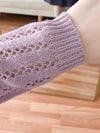 Olive Branches Cardigan 橄欖枝鈕扣通花織紋外套/ TP9127 (Purple sold out)