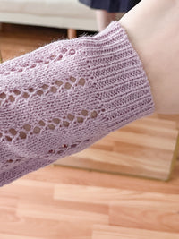 Olive Branches Cardigan 橄欖枝鈕扣通花織紋外套/ TP9127 (Purple sold out)