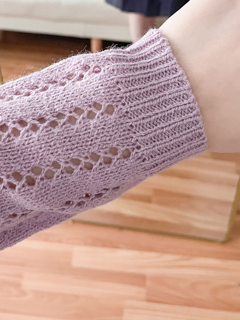 Olive Branches Cardigan 橄欖枝鈕扣通花織紋外套/ TP9127 (Purple sold out)