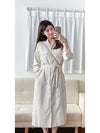 Shirt Dress 無領口恤衫口袋中袖連身裙或外套/ DS9860