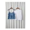 Denim Set 可調肩帶牛仔吊帶背心兩件套/ TP9126