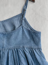 Denim Set 可調肩帶牛仔吊帶背心兩件套/ TP9126