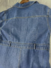 Denim OPS 隨性腰帶修腰連身牛仔裙/ DS9658
