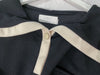 [限量現貨回歸]  French Collar Dress 黑白翻領設計中袖彈性連身裙/ DS9663