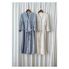 Shirt Dress 無領口恤衫口袋中袖連身裙或外套/ DS9860