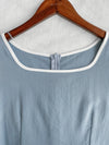 Square Collar Dress 方領夏日感後開叉連身裙/ DS9858 (Skyblue sold out)