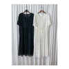 Patterned Lace Dress 格紋通花感修腰連身裙/ DS9861