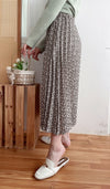 Garden Floral 優雅印花挺身百褶裙, Skirt/ SK8763 (活力焦糖花 )