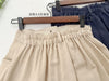 （BEST Intent made 獨家款）Border Skirt 舒適細線花紋鈕扣百搭長裙/ SK3001