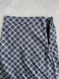 Rhombus Skirt 現代復古菱格雪紡A長裙/ SK8874
