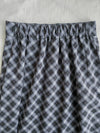 Rhombus Skirt 現代復古菱格雪紡A長裙/ SK8874