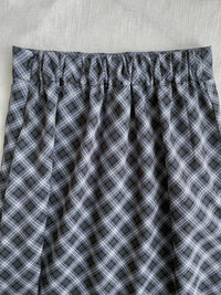 Rhombus Skirt 現代復古菱格雪紡A長裙/ SK8874