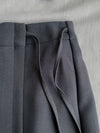 Ribbon Pleated Skirt 長度剛好腰身修身顯瘦百褶裙/ SK8876
