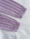 Olive Branches Cardigan 橄欖枝鈕扣通花織紋外套/ TP9127 (Purple sold out)
