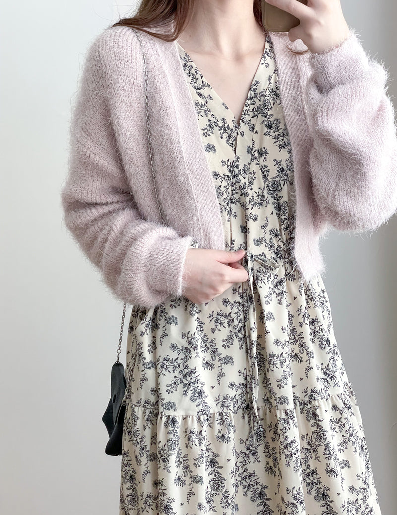 Marshmallow 輕巧棉棉針織毛毛顯長腿外套, Outer/ CD8116 (pink sold out )