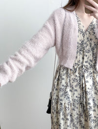 Marshmallow 輕巧棉棉針織毛毛顯長腿外套, Outer/ CD8116 (pink sold out )