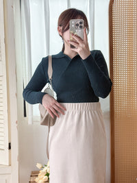 Wrap Cross Top 知性百搭疊領口交叉上衣/ TP9099 (Teal sold out)
