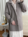 Casual Elegant Coat 隨性/輕優雅修腰翻領外套/ JK8126 (Milktea Tan sold out)