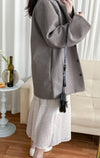 Casual Elegant Coat 隨性/輕優雅修腰翻領外套/ JK8126 (Milktea Tan sold out)