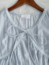 蝴蝶領口通花傘形衣身上衣/ BU9097 (ivory sold out)