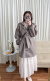 Casual Elegant Coat 隨性/輕優雅修腰翻領外套/ JK8126 (Milktea Tan sold out)