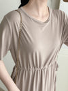 Everyday Tee Dress 防皺彈性修腰連身裙/ DS9864 (black sold out)
