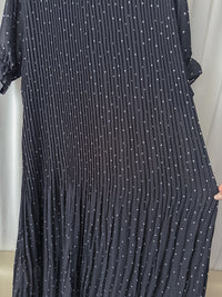 Snowdot 花邊圓領細褶飄逸雪點 Dress/ DS9893