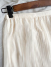 Flair 絲帶橡筋腰輕優雅不規則傘裙擺 Skirt/ SK8882 (pre-order beige)