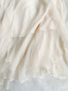 Flair 絲帶橡筋腰輕優雅不規則傘裙擺 Skirt/ SK8882 (pre-order beige)