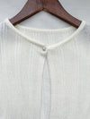 Stripe Knit Cardigan 織紋單鈕扣薄外套/ CD8149 (Blue sold out)