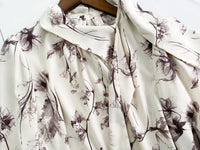 Shadow 影子印花絲巾領口, Blouse/ BU8981