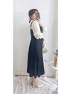 Shirt Vest OPS 領前後兩穿微光澤雪紡彈性舒適魚尾裙/ DS9996 (pre-order 10月9截單)