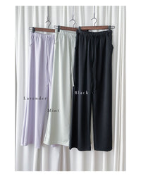 Ally Banding Pants 全橡筋顯瘦彈性棉仿西褲棉褲/ PT8455