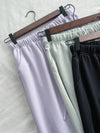 Ally Banding Pants 全橡筋顯瘦彈性棉仿西褲棉褲/ PT8455