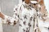 Shadow 影子印花絲巾領口, Blouse/ BU8981