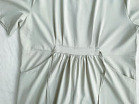 V Collar Jumpsuit V領簡約腰間車摺修腰連身褲/ DS9877