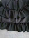 Flare Mini Skirt 全橡筋腰層次裙擺短裙/ SK8886