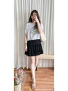 Flare Mini Skirt 全橡筋腰層次裙擺短裙/ SK8886
