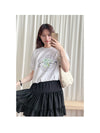 Flare Mini Skirt 全橡筋腰層次裙擺短裙/ SK8886