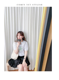Lily Sweatshirt  混灰色百合花印花衞衣/ TP9136