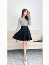 Knit Braid 全彈性扭麻花流蘇冷針裙, Skirt/ SK8768 (Ivory soldout)