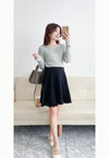 Knit Braid 全彈性扭麻花流蘇冷針裙, Skirt/ SK8768 (Ivory soldout)
