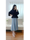 Bubble Top/Cardigan 泡泡袖修腰直線條紋上衣或外套/ CD8148