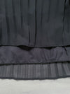 Pleated Dress 全裡布雪紡百褶修腰波浪裙擺連身裙/ DS9882