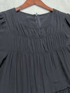 Bonnie Dress 黑色不貼橡筋衣身口袋連身裙/ DS9884